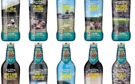 Personalisierte Shrink-Sleeve-Etiketten für das Bier Greene King’s